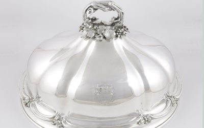 Large Sheffield Plate Meat Cover