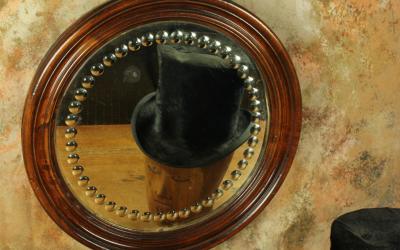 Large Victorian Sorcerer Mirror