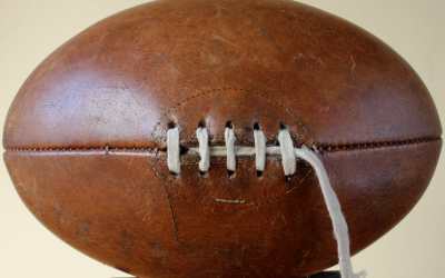 Large Vintage Rugby Ball