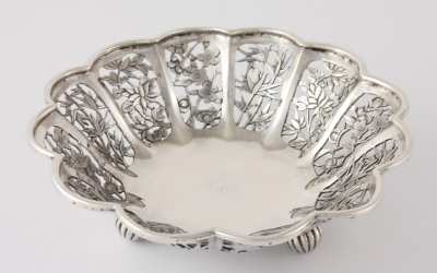 Luenwo Silver Flower Bowl