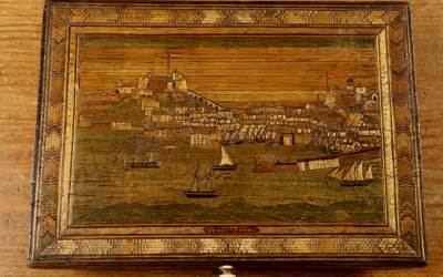 Napoleonic Straw Work Box