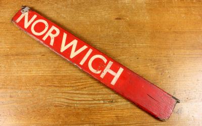 Norwich Station Sign