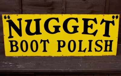 Nugget Boot Polish Sign