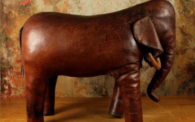 Omersa Leather Elephant