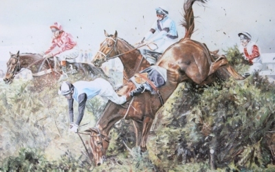 Horse Racing Print
