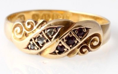 Ruby Diamond Gypsy Ring