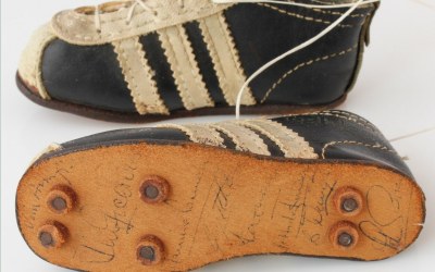Signed Miniature Boots