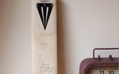 Signed Full Size Cricket Bat