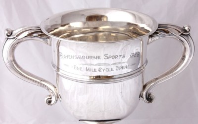 Silver Cycling Trophy