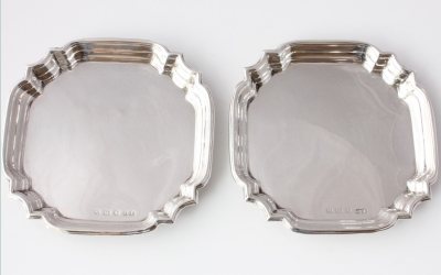 Silver Pin Trays