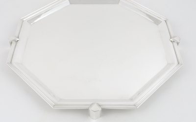 Silver Plated Art Deco Tray