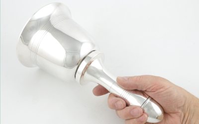 Silver Plated Bell Cocktail Shaker
