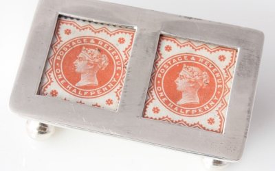 Silver Stamp Box