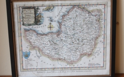 Antique Somersetshire Map