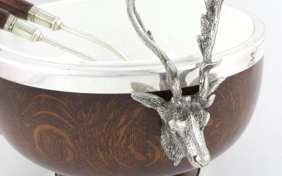Stag Oak Bowl