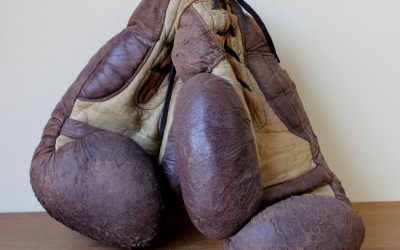 Straw Filled Boxing Gloves
