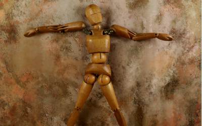 Teak Antique Lay Figure