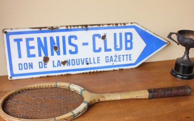 Tennis Club Sign