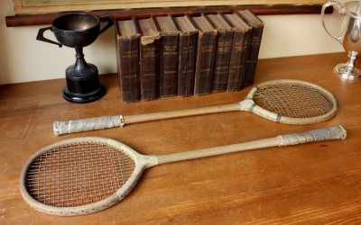 Two Squash Rackets