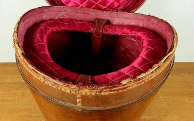 Victorian Leather Multi Hat Case