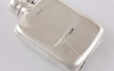 Victorian Silver Hip Flask