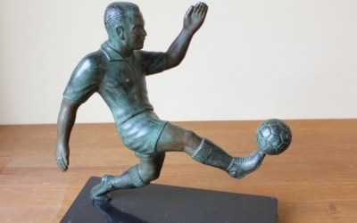 Vintage Football Statue
