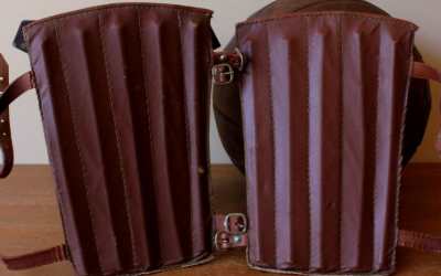 Vintage Leather Shinpads