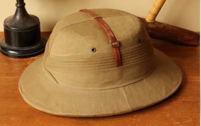 Vintage Pith Polo Helmet