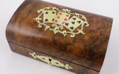 Walnut Card Box