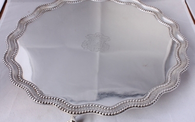 Victorian Silver Salver